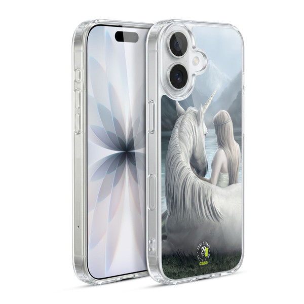 Anne Stokes Fantasy Characters Beyond Words Unicorn Soft Gel Case for Apple iPhone 17