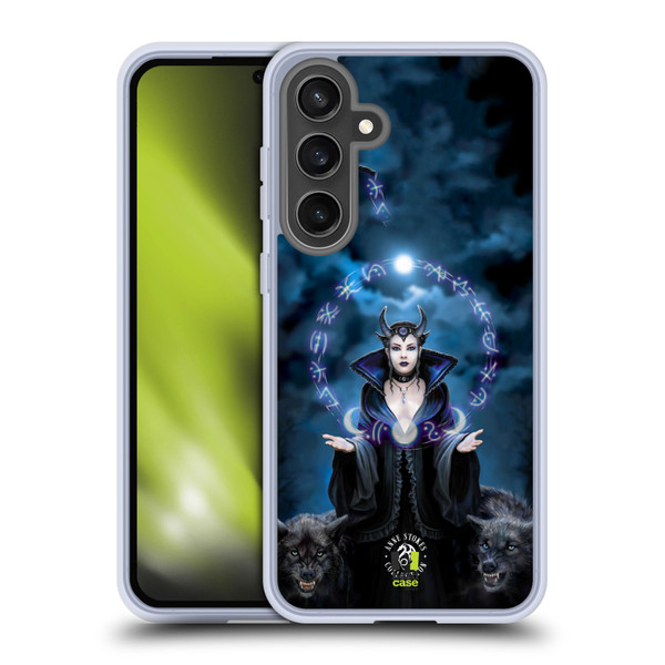 Anne Stokes Fantasy Characters Moon Witch Soft Gel Case for Samsung Galaxy S24 FE & MagSafe