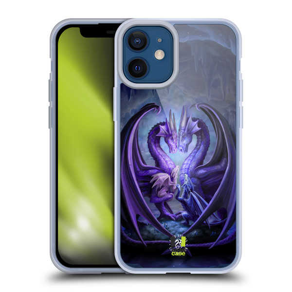 Anne Stokes Fantasy Collection Raising Dragons Soft Gel Case for Apple iPhone 12 Mini & MagSafe