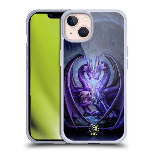 Anne Stokes Fantasy Collection Raising Dragons Soft Gel Case for Apple iPhone 13 & MagSafe