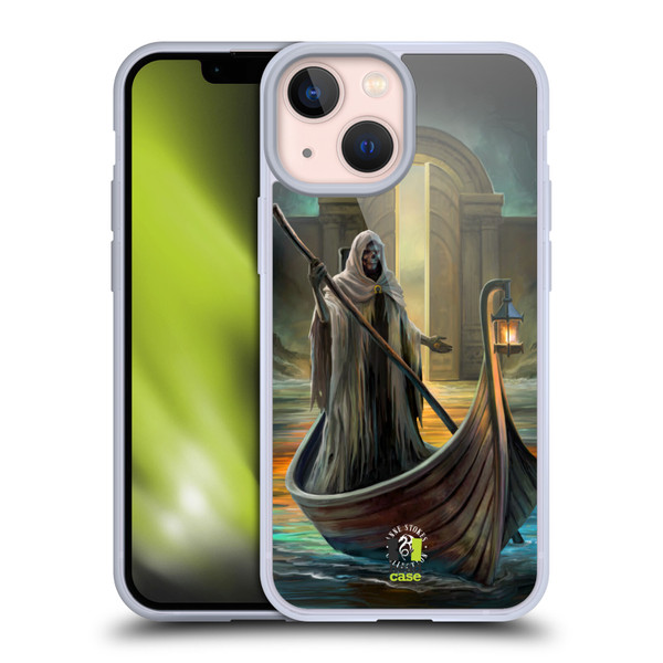 Anne Stokes Fantasy Collection Ferryman Soft Gel Case for Apple iPhone 13 Mini & MagSafe