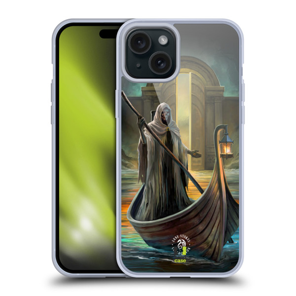 Anne Stokes Fantasy Collection Ferryman Soft Gel Case for Apple iPhone 15 Plus & MagSafe