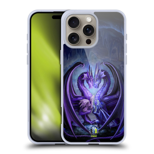 Anne Stokes Fantasy Collection Raising Dragons Soft Gel Case for Apple iPhone 16 Pro Max & MagSafe