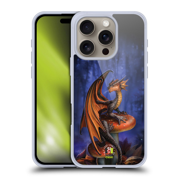 Anne Stokes Fantasy Collection Mushroom Dragon Soft Gel Case for Apple iPhone 16 Pro & MagSafe