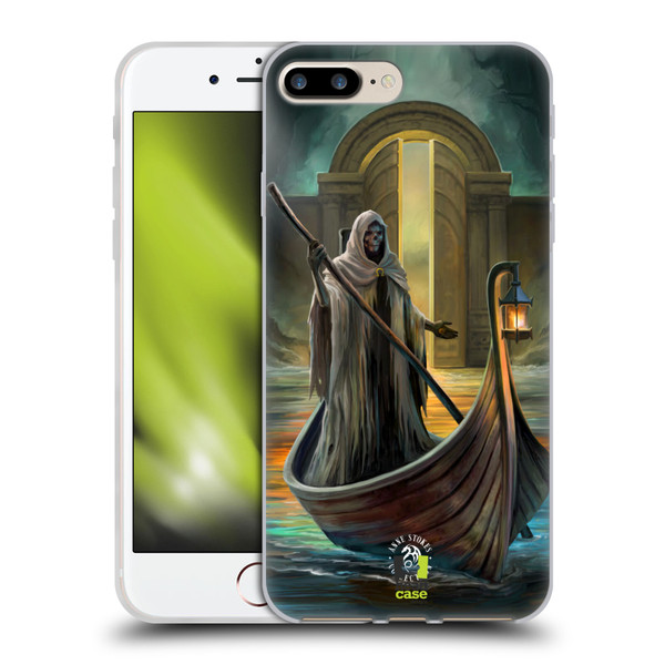 Anne Stokes Fantasy Collection Ferryman Soft Gel Case for Apple iPhone 7 Plus / iPhone 8 Plus & MagSafe