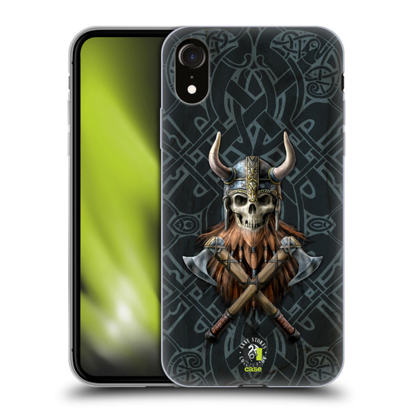 Anne Stokes Fantasy Collection Viking Skull Soft Gel Case for Apple iPhone XR