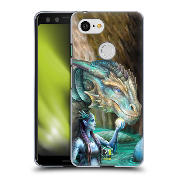 Anne Stokes Fantasy Characters Merfolk Dragon Soft Gel Case for Google Pixel 3