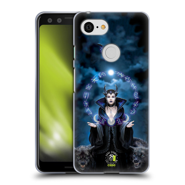 Anne Stokes Fantasy Characters Moon Witch Soft Gel Case for Google Pixel 3