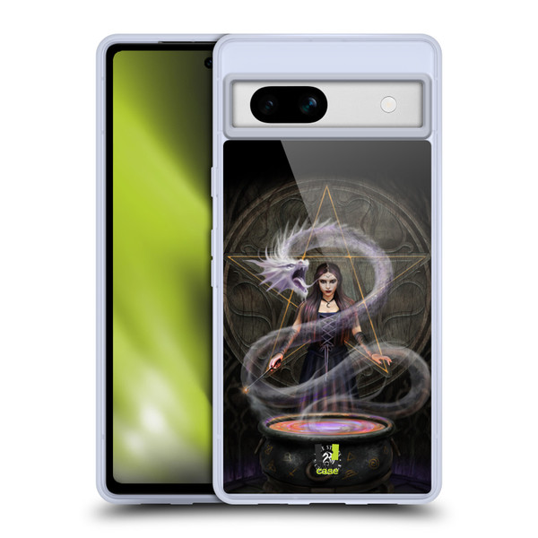 Anne Stokes Fantasy Characters The Summoning Dragon Soft Gel Case for Google Pixel 7a