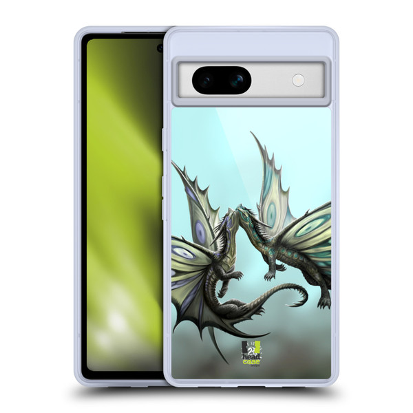 Anne Stokes Fantasy Collection Fly Away With Me Dragon Soft Gel Case for Google Pixel 7a