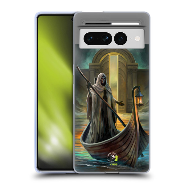 Anne Stokes Fantasy Collection Ferryman Soft Gel Case for Google Pixel 7 Pro