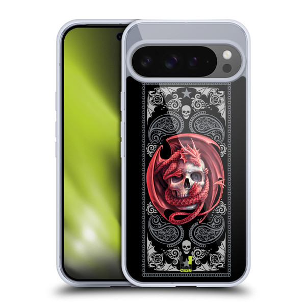 Anne Stokes Fantasy Collection Skull Embrace Soft Gel Case for Google Pixel 9 Pro XL