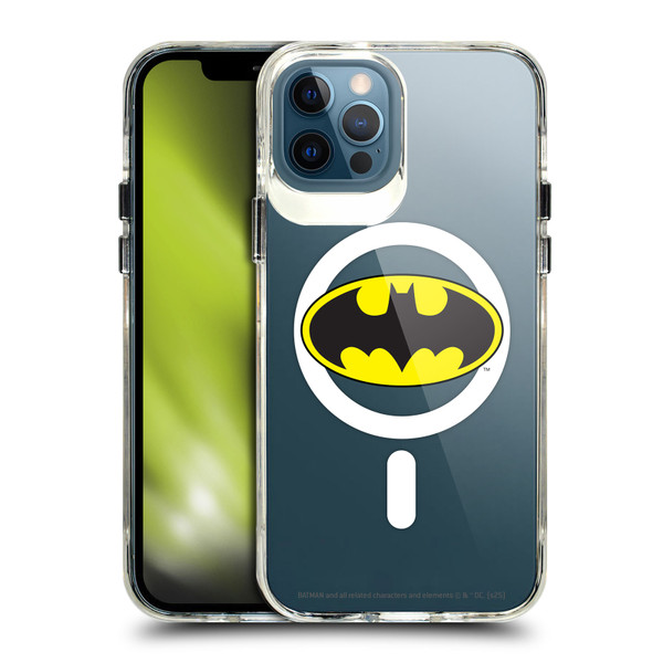 Batman DC Comics Logos and Comics Classic SHOCKPROOF BUMPER CASE COMPATIBLE WITH Apple iPhone 12 / iPhone 12 Pro & MAGSAFE