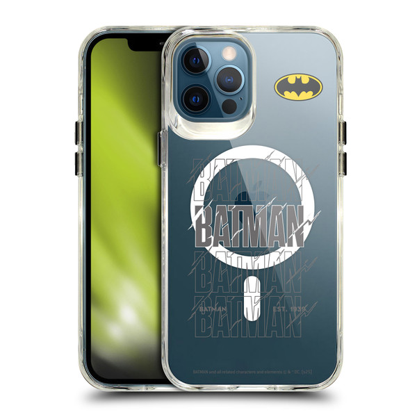 Batman DC Comics Logos and Comics Bold SHOCKPROOF BUMPER CASE COMPATIBLE WITH Apple iPhone 12 Pro Max & MAGSAFE
