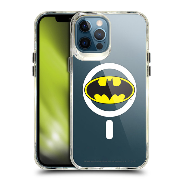 Batman DC Comics Logos and Comics Classic SHOCKPROOF BUMPER CASE COMPATIBLE WITH Apple iPhone 12 Pro Max & MAGSAFE