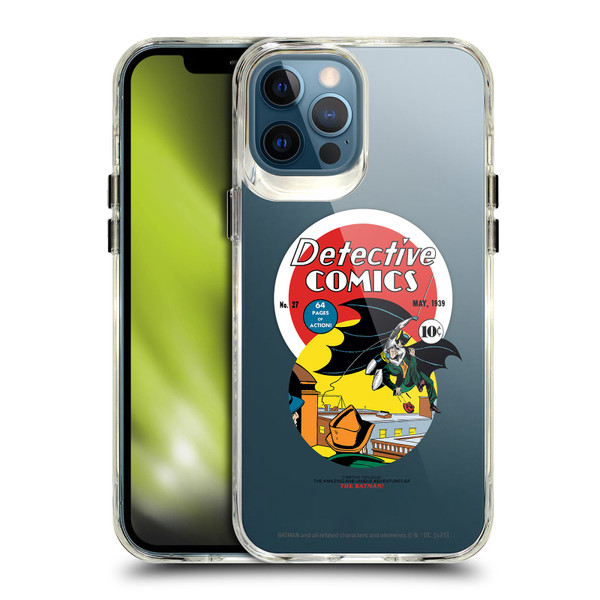 Batman DC Comics Logos and Comics First Appearance 1939 SHOCKPROOF BUMPER CASE COMPATIBLE WITH Apple iPhone 12 Pro Max & MAGSAFE