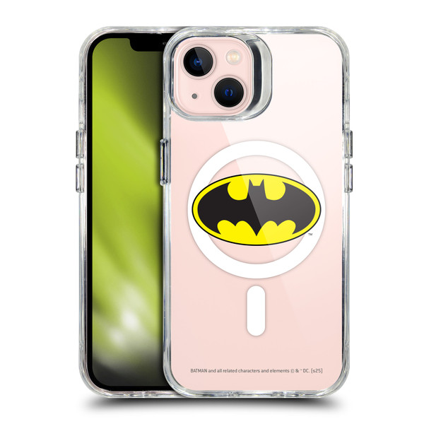 Batman DC Comics Logos and Comics Classic SHOCKPROOF BUMPER CASE COMPATIBLE WITH Apple iPhone 13 & MAGSAFE