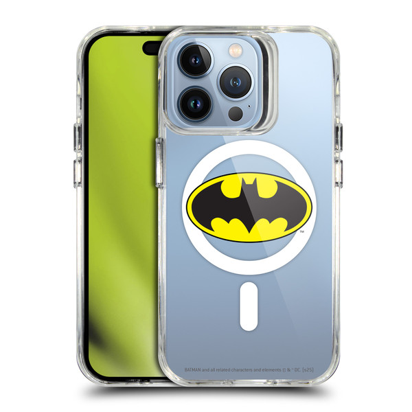 Batman DC Comics Logos and Comics Classic SHOCKPROOF BUMPER CASE COMPATIBLE WITH Apple iPhone 13 Pro & MAGSAFE