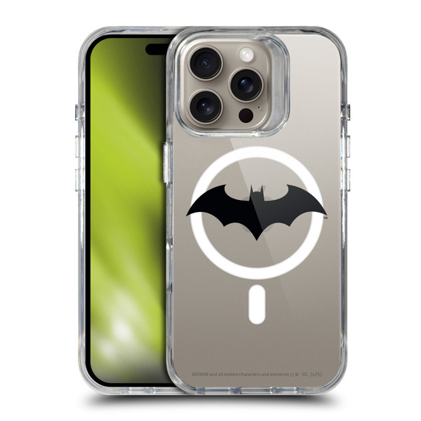 Batman DC Comics Logos and Comics Hush Collage SHOCKPROOF BUMPER CASE COMPATIBLE WITH Apple iPhone 16 Pro & MAGSAFE