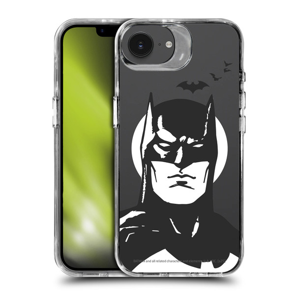 Batman DC Comics Logos and Comics Character Art SHOCKPROOF BUMPER CASE COMPATIBLE WITH Apple iPhone 16e & MAGSAFE