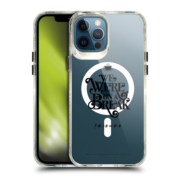 Friends TV Show Character Icons On A Break SHOCKPROOF BUMPER CASE COMPATIBLE WITH Apple iPhone 12 Pro Max & MAGSAFE