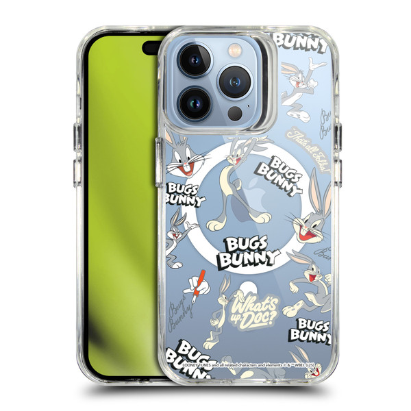 Looney Tunes Character Art Bugs Bunny SHOCKPROOF BUMPER CASE COMPATIBLE WITH Apple iPhone 13 Pro & MAGSAFE