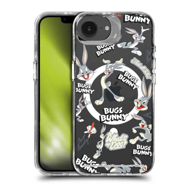 Looney Tunes Character Art Bugs Bunny SHOCKPROOF BUMPER CASE COMPATIBLE WITH Apple iPhone 16e / Apple iPhone 17e & MAGSAFE
