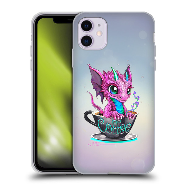 Ruth Thompson Cup O Dragons Coffee Soft Gel Case for Apple iPhone 11