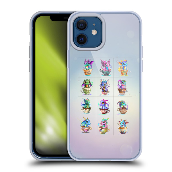 Ruth Thompson Cup O Dragons Group Soft Gel Case for Apple iPhone 12 / iPhone 12 Pro & MagSafe