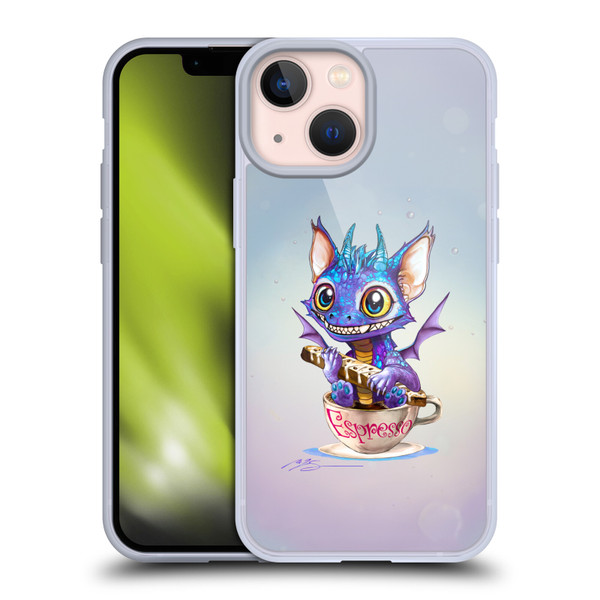 Ruth Thompson Cup O Dragons Espresso Soft Gel Case for Apple iPhone 13 Mini & MagSafe