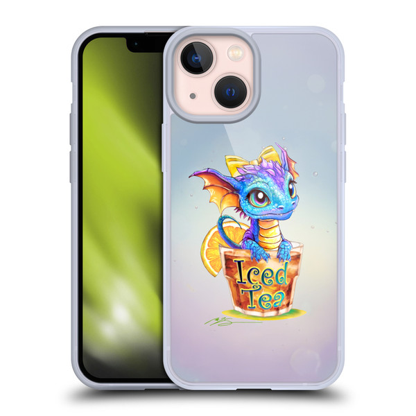 Ruth Thompson Cup O Dragons Iced Tea Soft Gel Case for Apple iPhone 13 Mini & MagSafe