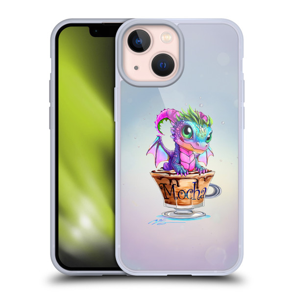 Ruth Thompson Cup O Dragons Mocha Soft Gel Case for Apple iPhone 13 Mini & MagSafe