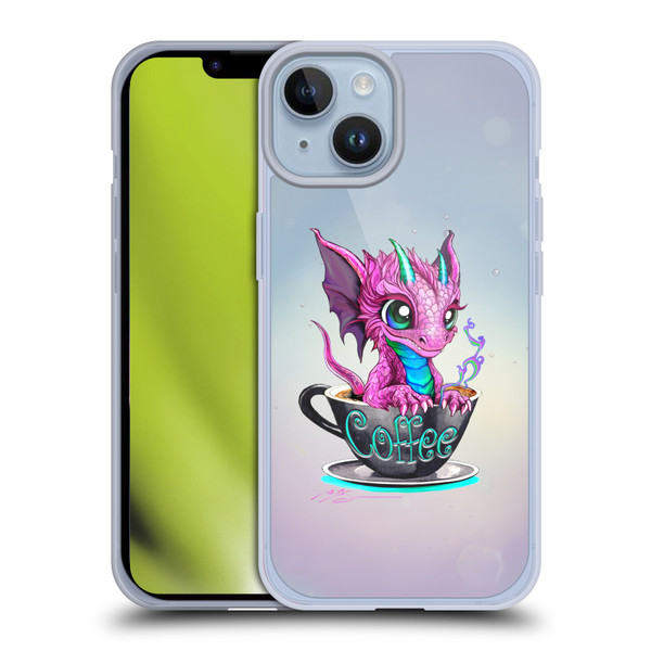 Ruth Thompson Cup O Dragons Coffee Soft Gel Case for Apple iPhone 14