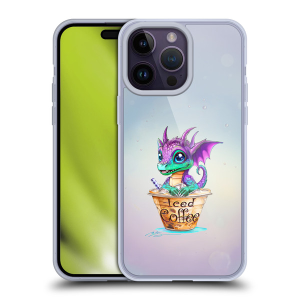 Ruth Thompson Cup O Dragons Iced Coffee Soft Gel Case for Apple iPhone 14 Pro Max & MagSafe