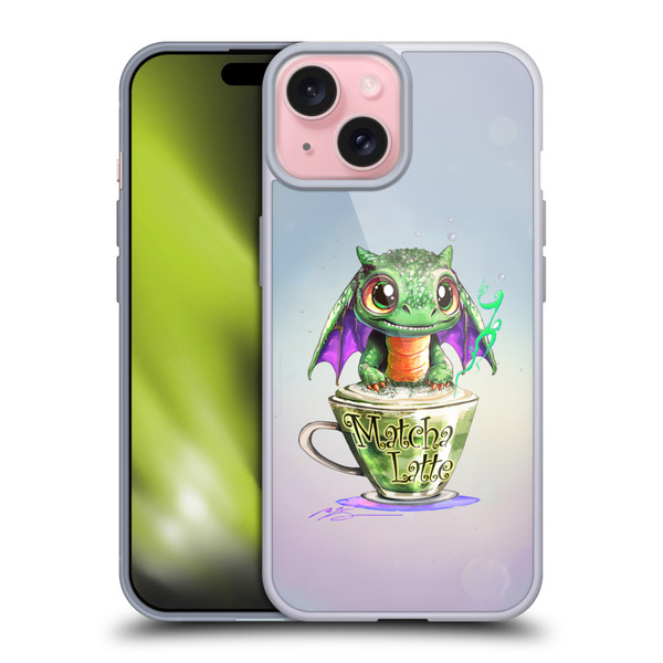 Ruth Thompson Cup O Dragons Matcha Soft Gel Case for Apple iPhone 15 & MagSafe