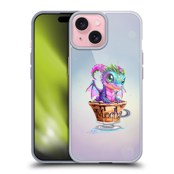 Ruth Thompson Cup O Dragons Mocha Soft Gel Case for Apple iPhone 15 & MagSafe