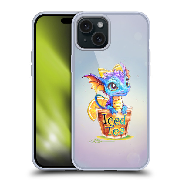 Ruth Thompson Cup O Dragons Iced Tea Soft Gel Case for Apple iPhone 15 Plus & MagSafe