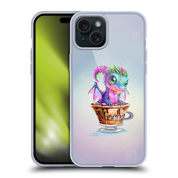 Ruth Thompson Cup O Dragons Mocha Soft Gel Case for Apple iPhone 15 Plus & MagSafe