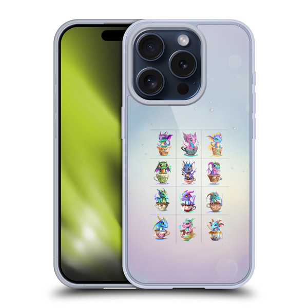 Ruth Thompson Cup O Dragons Group Soft Gel Case for Apple iPhone 15 Pro & MagSafe