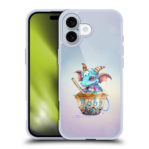 Ruth Thompson Cup O Dragons Boba Tea Soft Gel Case for Apple iPhone 16 & MagSafe