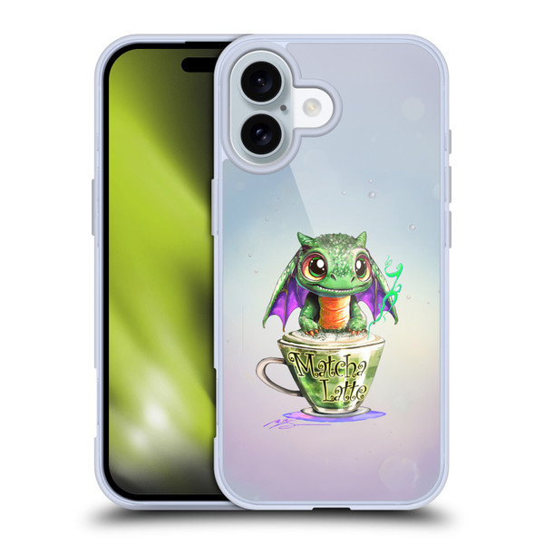 Ruth Thompson Cup O Dragons Matcha Soft Gel Case for Apple iPhone 16 & MagSafe
