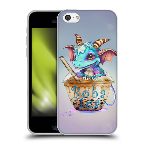 Ruth Thompson Cup O Dragons Boba Tea Soft Gel Case for Apple iPhone 5c