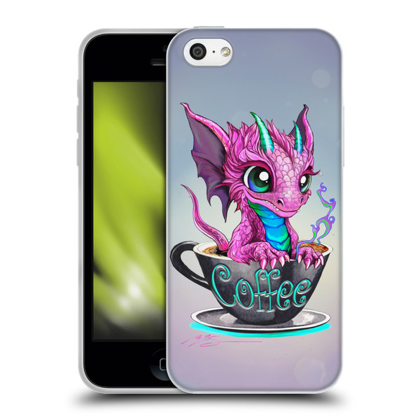 Ruth Thompson Cup O Dragons Coffee Soft Gel Case for Apple iPhone 5c