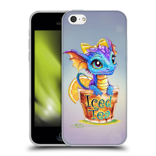 Ruth Thompson Cup O Dragons Iced Tea Soft Gel Case for Apple iPhone 5c