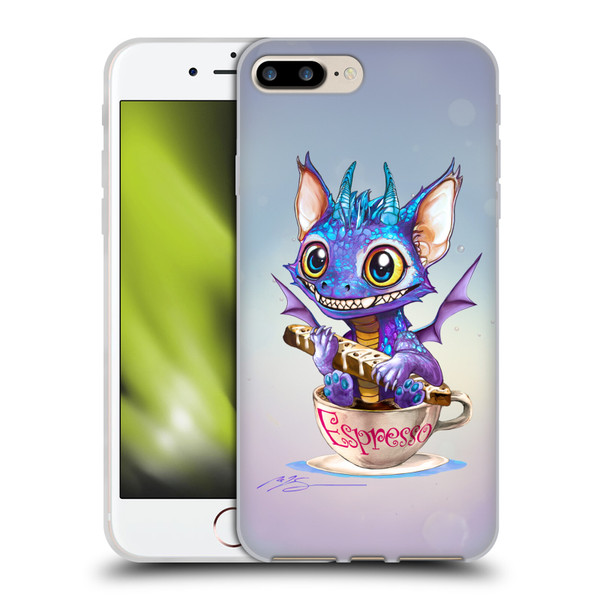 Ruth Thompson Cup O Dragons Espresso Soft Gel Case for Apple iPhone 7 Plus / iPhone 8 Plus & MagSafe