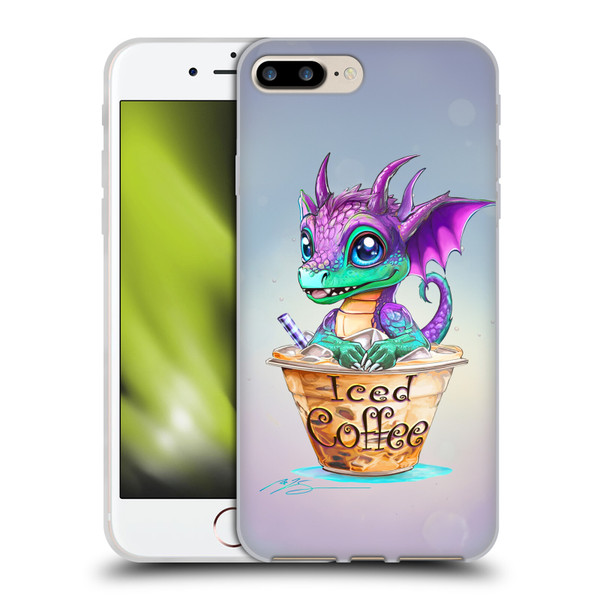Ruth Thompson Cup O Dragons Iced Coffee Soft Gel Case for Apple iPhone 7 Plus / iPhone 8 Plus & MagSafe