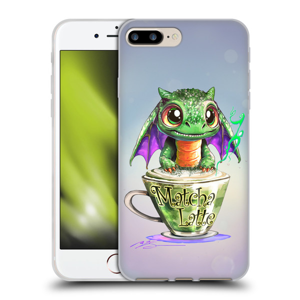 Ruth Thompson Cup O Dragons Matcha Soft Gel Case for Apple iPhone 7 Plus / iPhone 8 Plus & MagSafe
