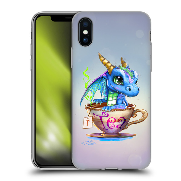 Ruth Thompson Cup O Dragons Tea Soft Gel Case for Apple iPhone X / iPhone XS & MagSafe