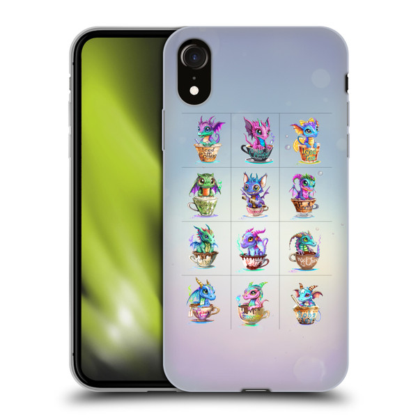 Ruth Thompson Cup O Dragons Group Soft Gel Case for Apple iPhone XR