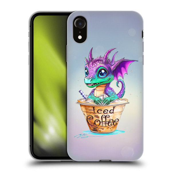 Ruth Thompson Cup O Dragons Iced Coffee Soft Gel Case for Apple iPhone XR